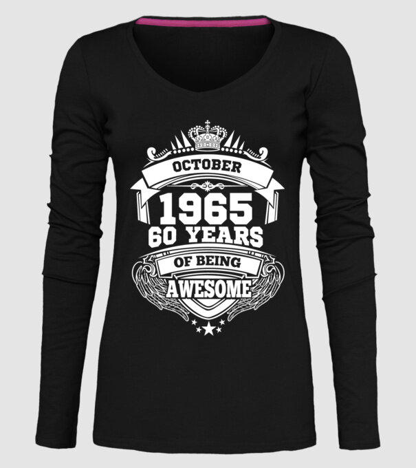 Awesome being of october 1965 model negru pe tricou