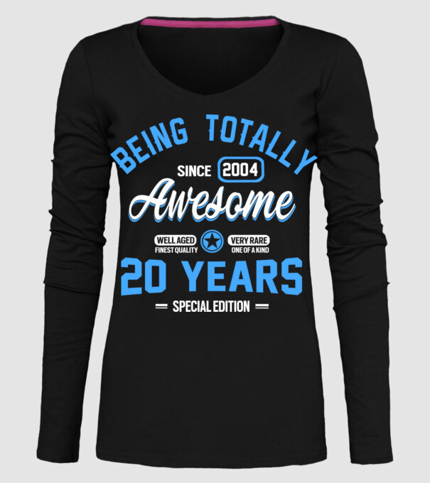 Being totally awesome 20 model negru pe tricou
