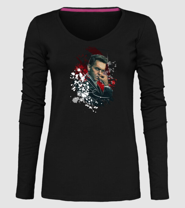 berlin poster model negru pe tricou