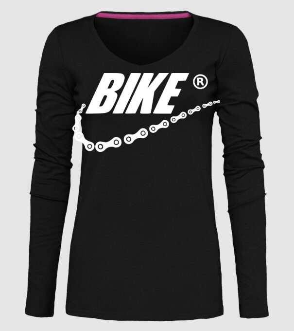 Bike model negru pe tricou