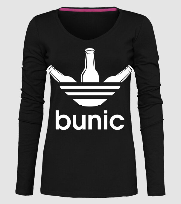 Bunicdidas model negru pe tricou