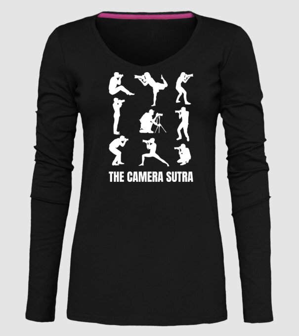 Camera sutra model negru pe tricou