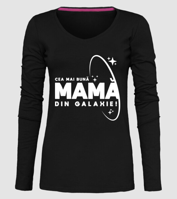 Cea mai bună bunică din Galaxie! model negru pe tricou