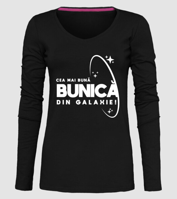 Cea mai bună mamă din Galaxie! model negru pe tricou