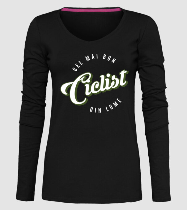 Cel mai bun Ciclist din lume model negru pe tricou