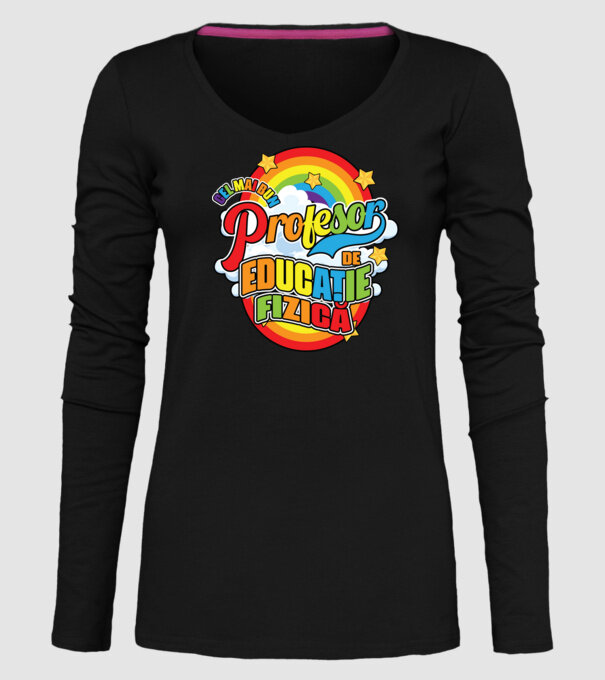 Cel mai bun educație fizică model negru pe tricou