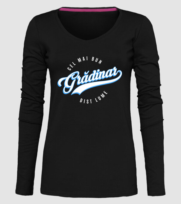 cel mai bun grădinar din lume model negru pe tricou