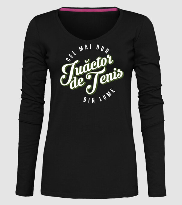 Cel mai bun Juăctor de tenis din lume model negru pe tricou