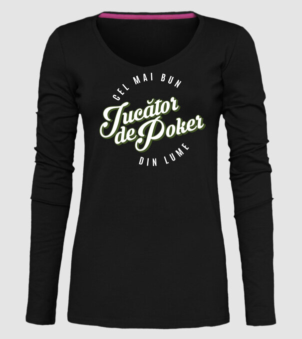Cel mai bun Jucător de poker din lume model negru pe tricou