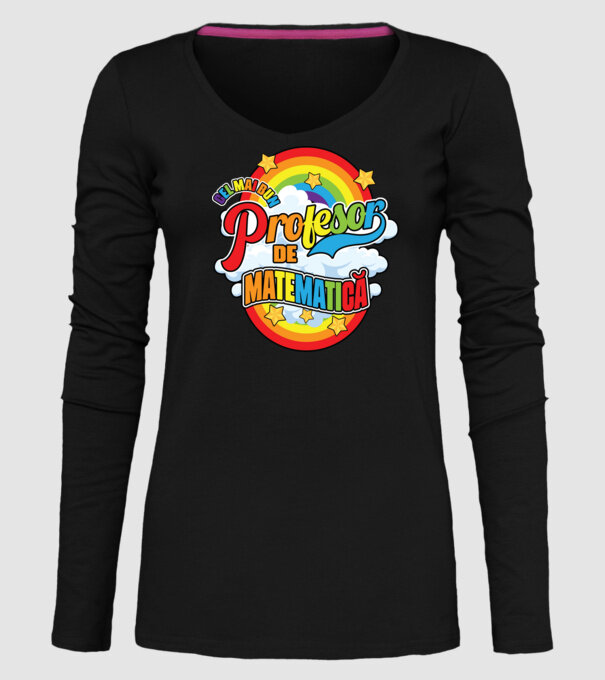 Cel mai bun matematică model negru pe tricou
