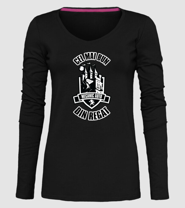 Cel mai bun mecanic auto din regat model negru pe tricou