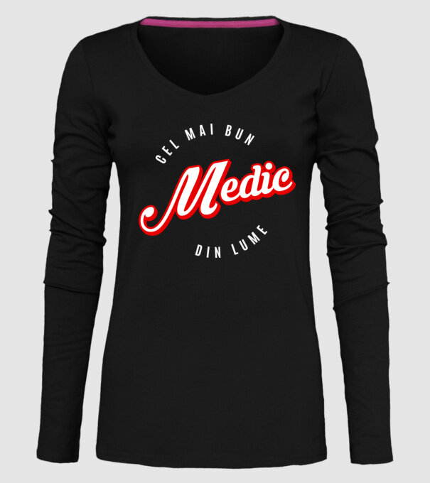 Cel mai bun MEDIC din lume model negru pe tricou