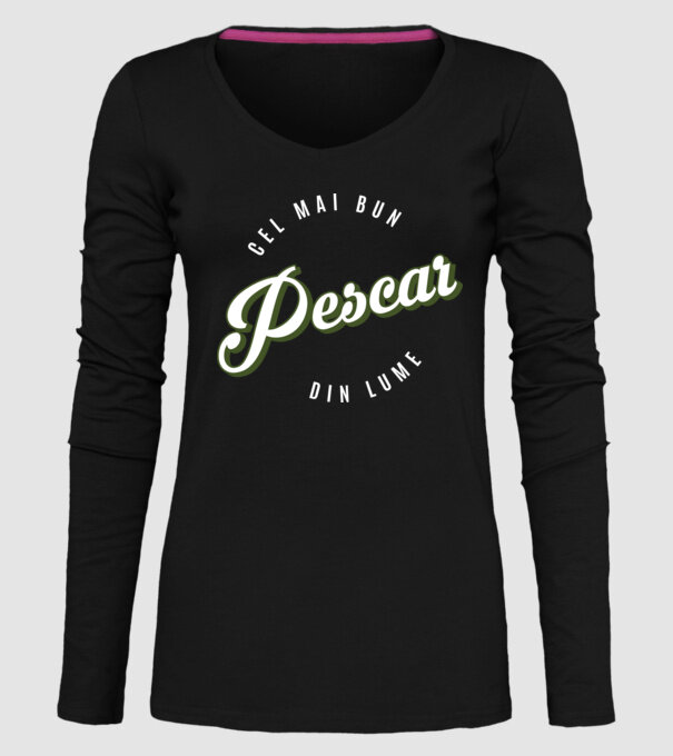 Cel mai bun Pescar din lume model negru pe tricou