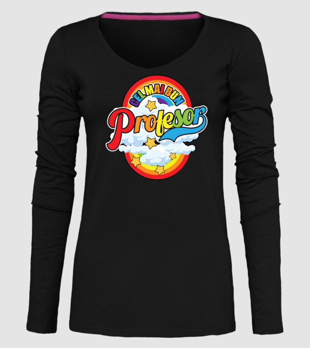 Cel mai bun Profesor model negru pe tricou