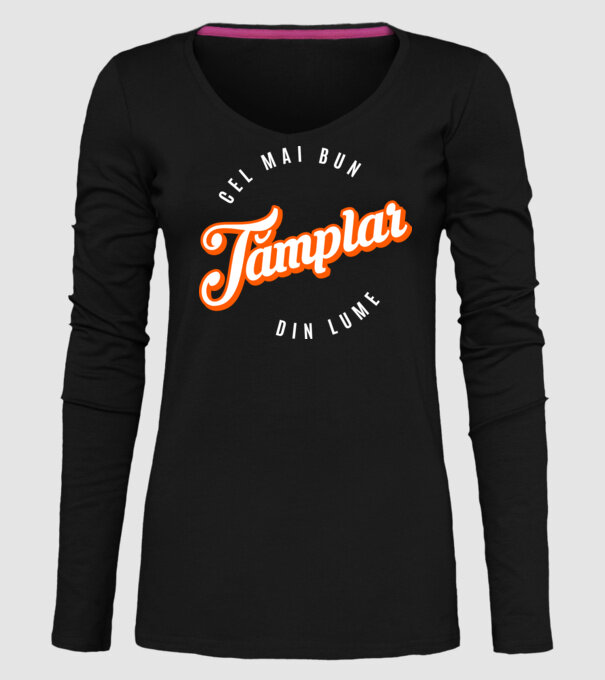 Cel mai bun TÂMPLAR din lume model negru pe tricou