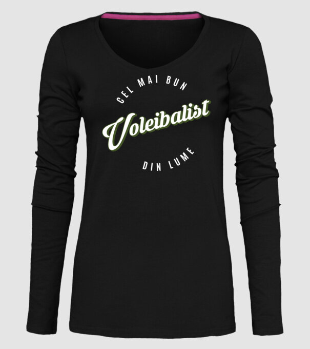 Cel mai bun Voleibalist din lume model negru pe tricou