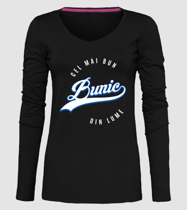 cel mai bun bunic din lume model negru pe tricou
