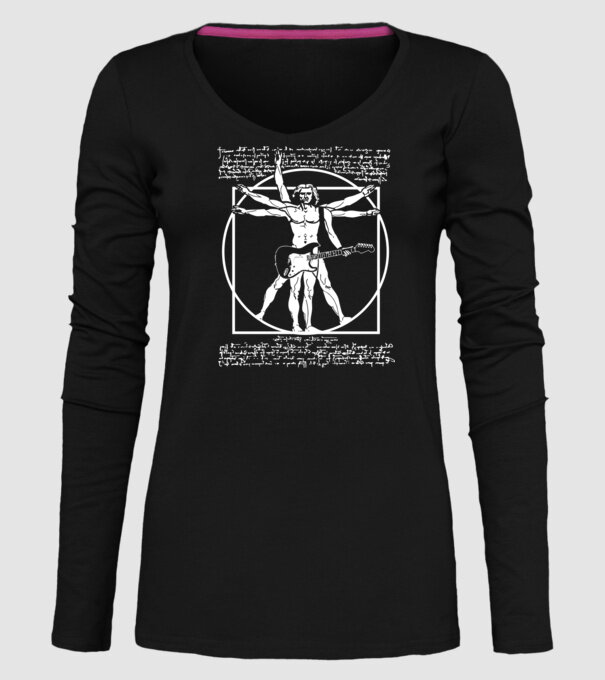 Da Vinci model negru pe tricou