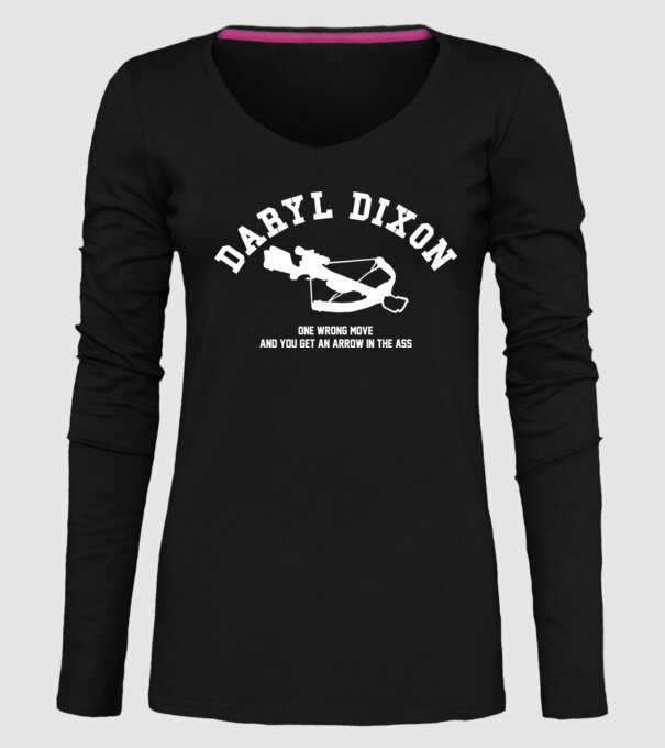 Daryl Dixon model negru pe tricou