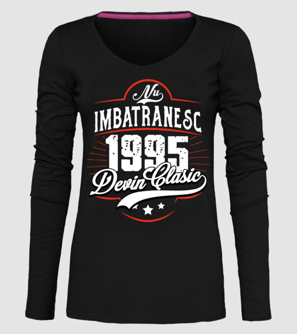Devin Clasic - 1995 model negru pe tricou
