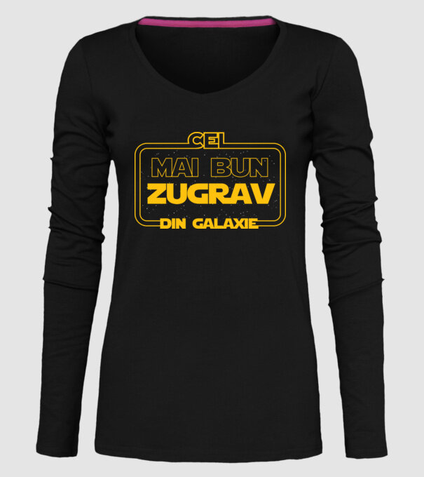 Cel mai bun zugrav din galaxie model negru pe tricou