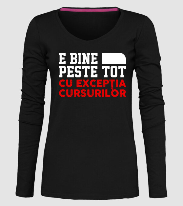 e bine peste tot, cu excepția cursurilor D1104825 model negru pe tricou