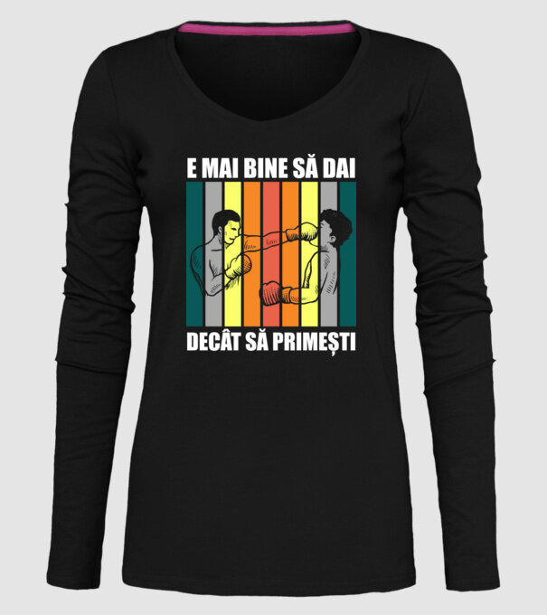 E mai bine să dai decât să primești model negru pe tricou