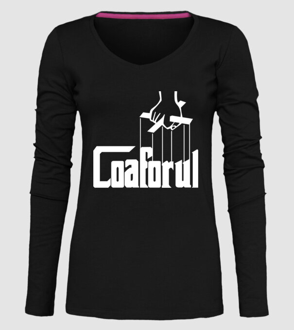 Coaforul/ Frizerul model negru pe tricou