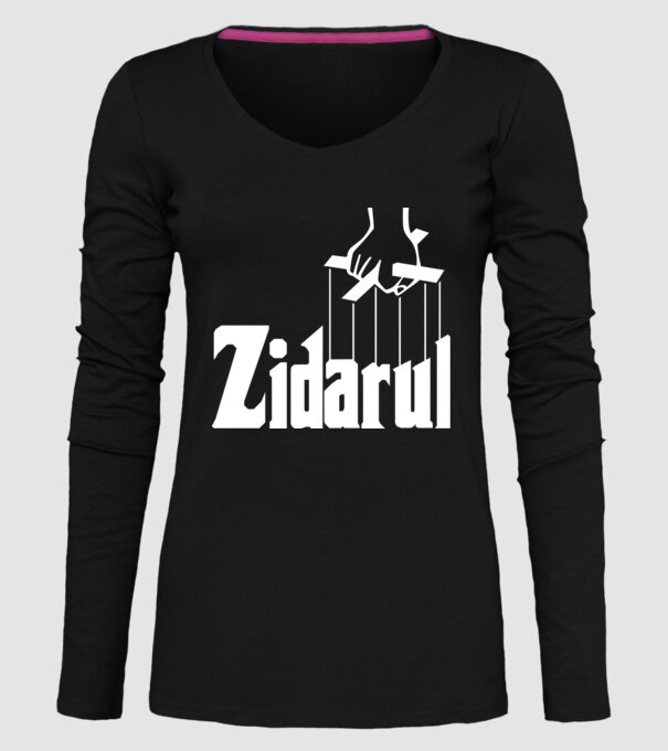 Zidarul model negru pe tricou