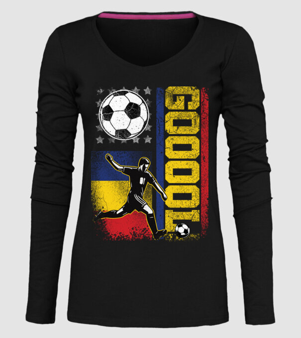 GOOOL model negru pe tricou
