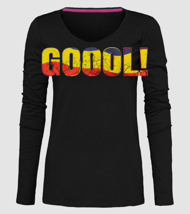 GOOOL model negru pe tricou