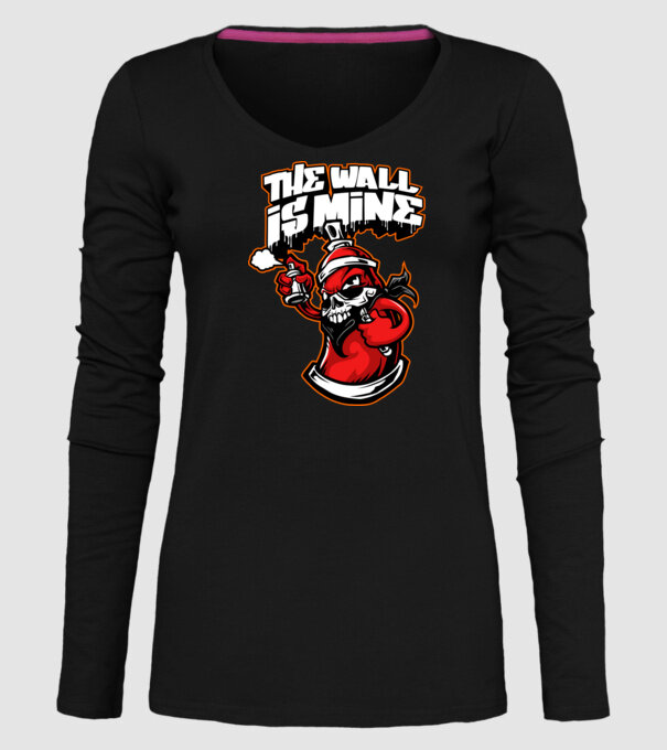 Graffiti model negru pe tricou