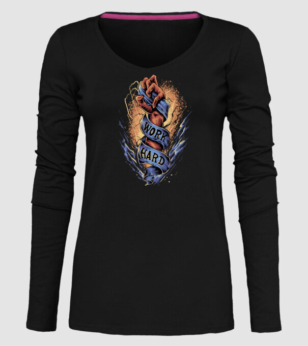 Graffiti model negru pe tricou