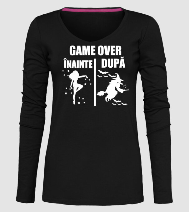 înainte - după model negru pe tricou