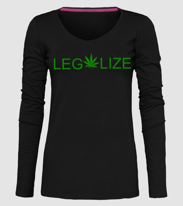Legalize model negru pe tricou