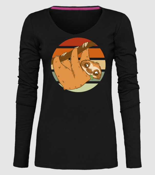 Leneș model negru pe tricou