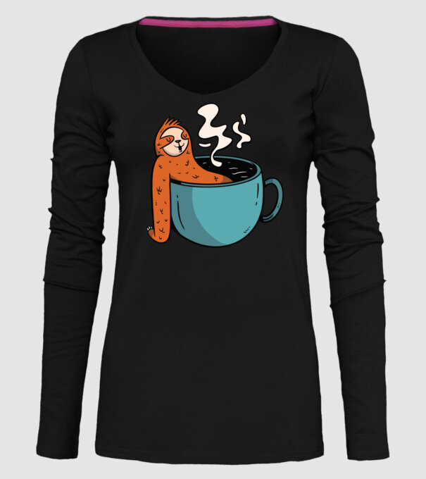 Leneș model negru pe tricou