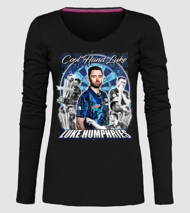 Luke Humphries Cool hand Luke model negru pe tricou