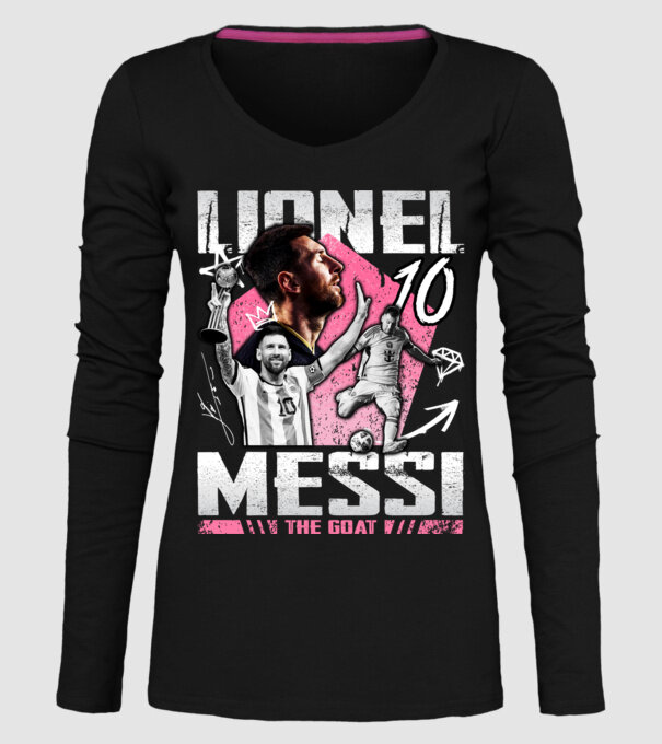 Messi tribute model negru pe tricou