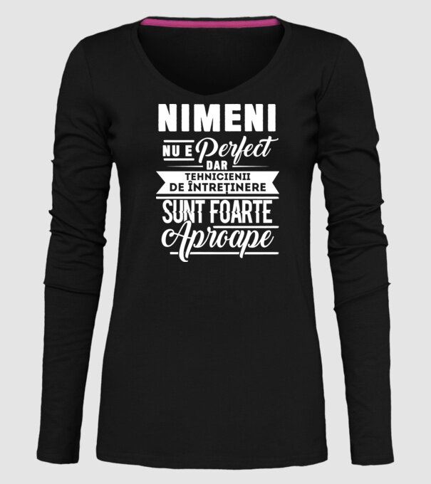 Nimeni nu e perfect, dar tehnicienii de întreținere sunt foarte aproape model negru pe tricou