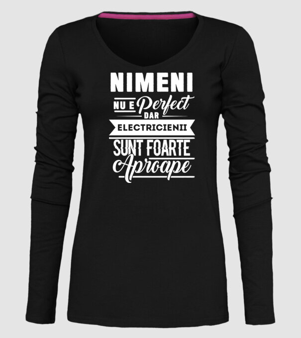 Nimeni nu e perfect, dar electricienii sunt foarte aproape model negru pe tricou