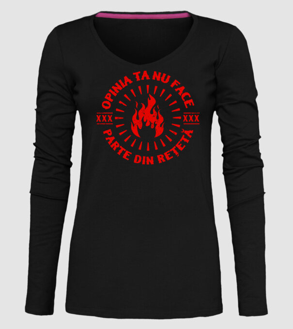 Opinia ta nu face parte din rețetă model negru pe tricou