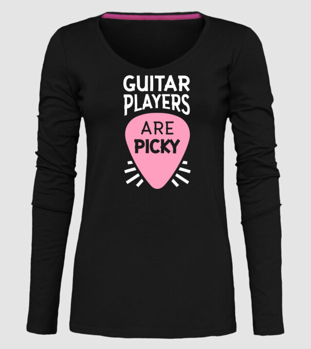 Picky model negru pe tricou