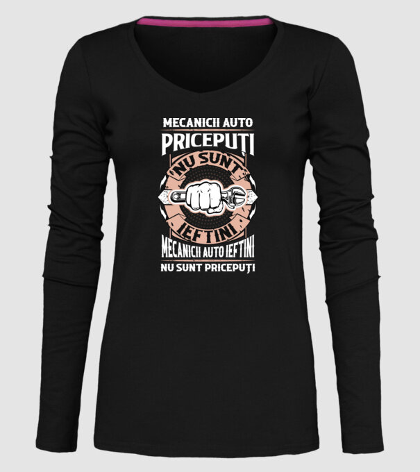 mecanicii auto pricepuți nu sunt ieftini, mecanicii auto ieftini nu sunt pricepuți model negru pe tricou