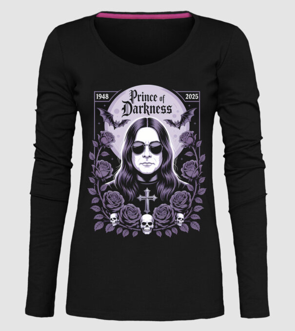 Prince of Darkness model negru pe tricou