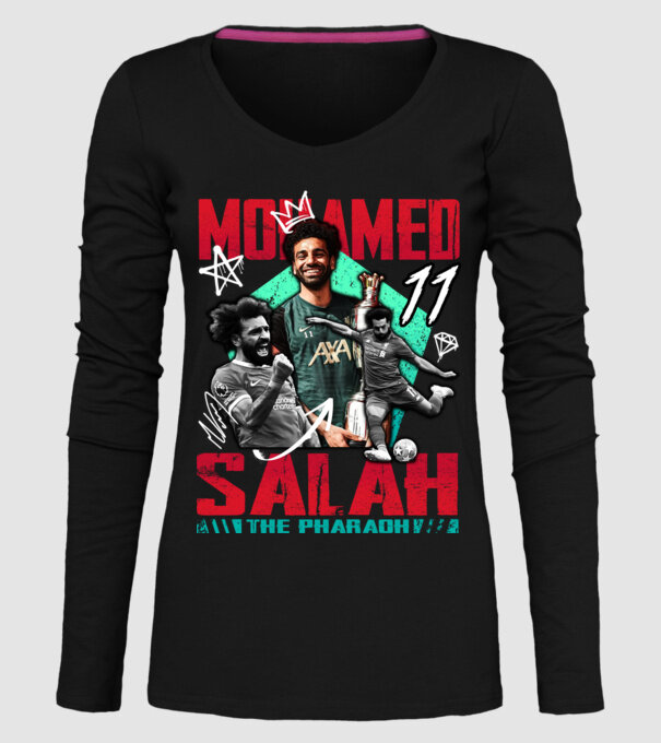 Salah tribute model negru pe tricou