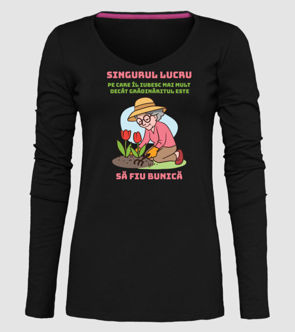 Singurul lucru model negru pe tricou