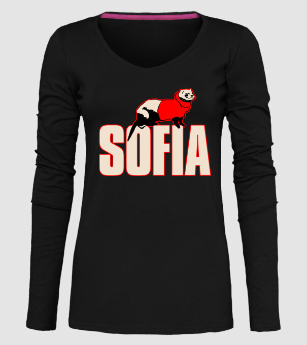 sofia la casa de papel model negru pe tricou