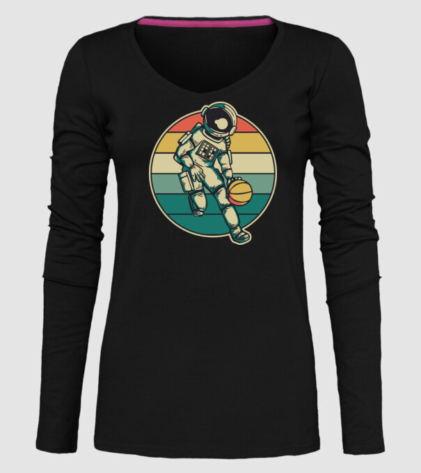 SpaceBall model negru pe tricou