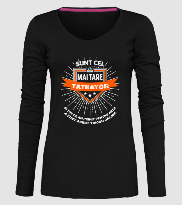 sunt cel mai tare tatuator și tot ce am primit pentru asta a fost acest tricou jalnic model negru pe tricou
